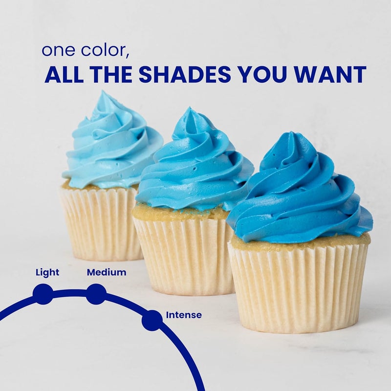 ENCO Bright Blue Food Color Gel 250g - Image 3